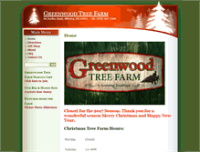 Tablet Screenshot of greenwoodtreefarm.com